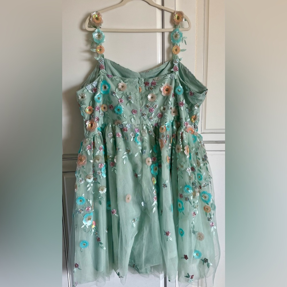 JessaKae Teal Elowen Dress - Picture 7 of 8